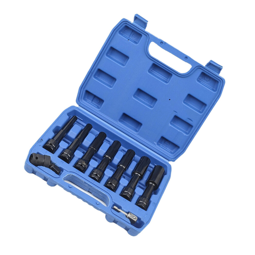 1/2Inch Drive Hexagonal Drill Bit Reinforced Nut Driver Set 7696000952536