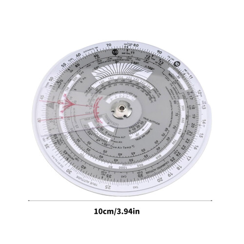 Circular Navigation Calculation Slide Rulers For Aviation Pilots 2