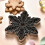 10 Piece Snowflake Cookie Cutter Set Dishwasher Safe Baking Tool 2
