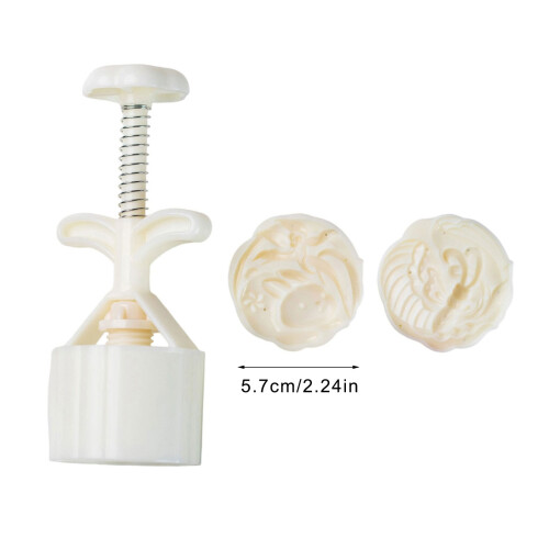 Ensemble professionnel de moulage de gâteau lunaire de 75 g, 2