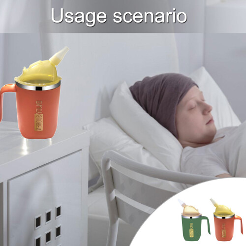 Tasse antirouille de 400ml, couvercle imperméable, adapté-Vert 2
