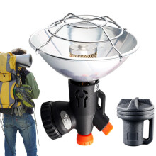 Outdoor Camping Tent Heater, Mini Heater for Winter Backpacking Hunting Black