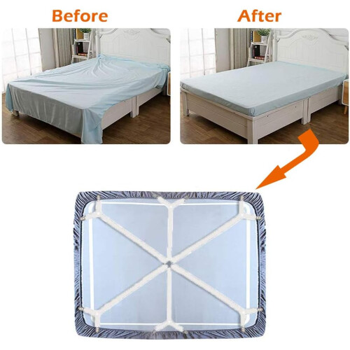 Σεντόνια για κρεβάτια με τεχνολογία Sheet-Safe Grip, ελαστικοί ιμάντες για νοσοκομειακά 1