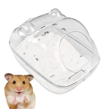 Hamster Sand Bath Container For Small Animals Chinchilla Bathing Box, Gerbil Habitat