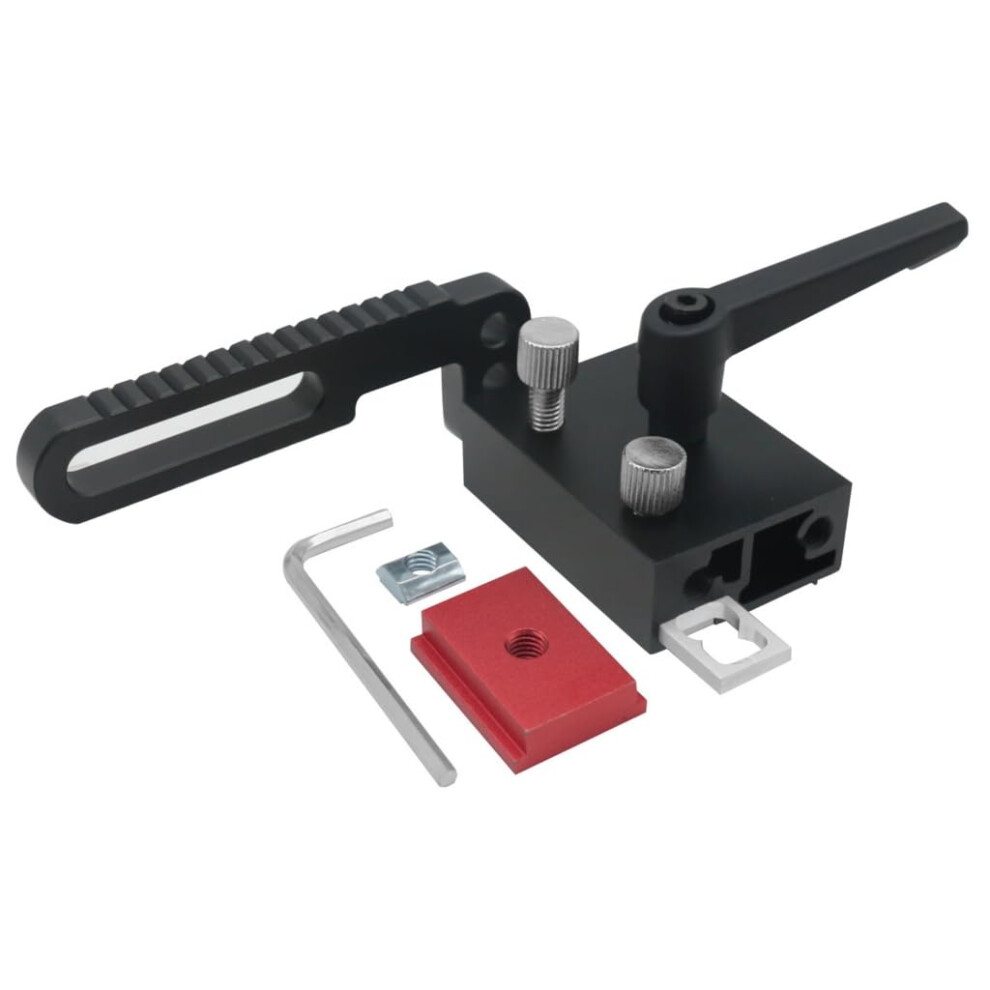 75 Type Miter Rail Stop Aluminum Woodworking Rail Stop Type 75 T Rail Locator T Groove T Rail Limiter For The Woodworking Black 9105992211357