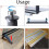 19/20mm Aluminum Alloy Woodworking Hole Drill Table Joint Assembly for Projects 20 Mm 3