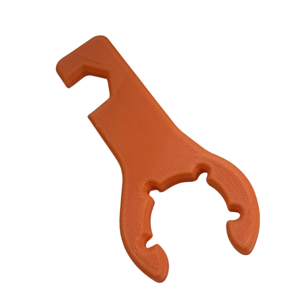 Gas Bottle Wrench Adjustable Nonslip Wrench Pressure-Orange 7696000953717