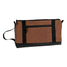 Sac imperméable de grande capacité, toile vernie, bords-Kaki