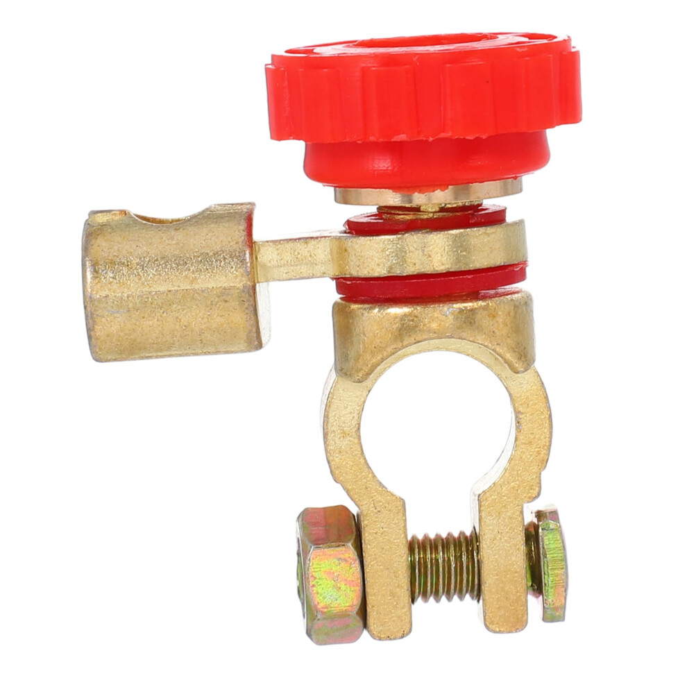 Car Battery Terminal Clamp Connector Universal Pure Copper Battery Post Clamp For Automotive Compatibility Red 9067246310455