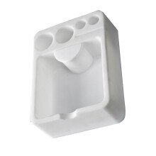 Boîte carrée de robinet de café avec le stockage multiple-Blanc