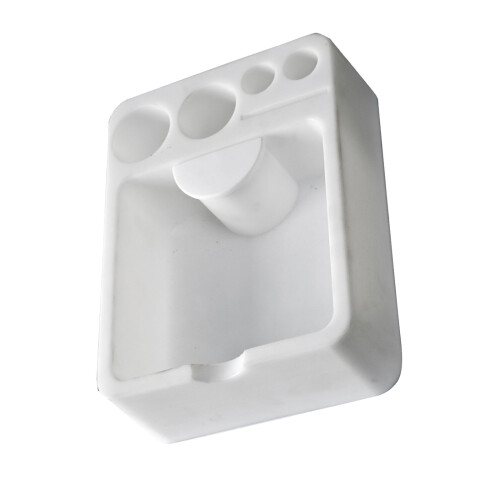 Boîte carrée de robinet de café avec le stockage multiple-Blanc