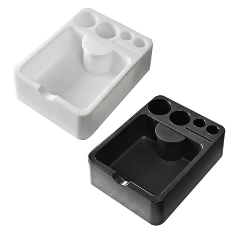 Boîte carrée de robinet de café avec le stockage multiple-Blanc 1