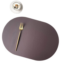 Contemporary Kitchen Accessories PU Placemats Coasters-Kajiabai