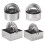 5 Piece Round Cookie Mould Set Ergonomic-Round straight edge 2