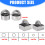 5 Piece Round Cookie Mould Set Ergonomic-Round straight edge 4