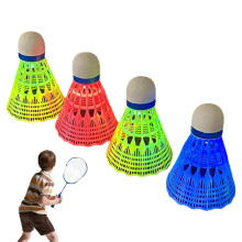 LED Badminton Shuttlecocks, Nylon Lighting Shuttlecock, Colourful LED Shuttlecock, Dark Night Shuttlecock, Indoor LED Shuttlecock