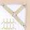 Αναβάθμιση 3-Bands Design Sheet Suspenders, Ρυθμιζόμενη Τριγωνική Ελαστική Ανάρτηση για Γωνίες 1