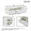 White High-Gloss LED Coffee Table with 2 Drawers & Storage 4