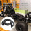 Outil d'organisation de voiture réglable 4.0 6.6mm, Kit de 2