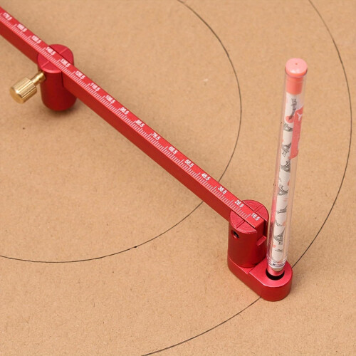 Professional Woodworking Compass Scriber Aluminum Woodworking Compass Tool Adjustable Arcs Drawing Ref: 3601 2
