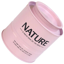 Conteneur compact en étain pour thé, pot de stockage pour- Rose