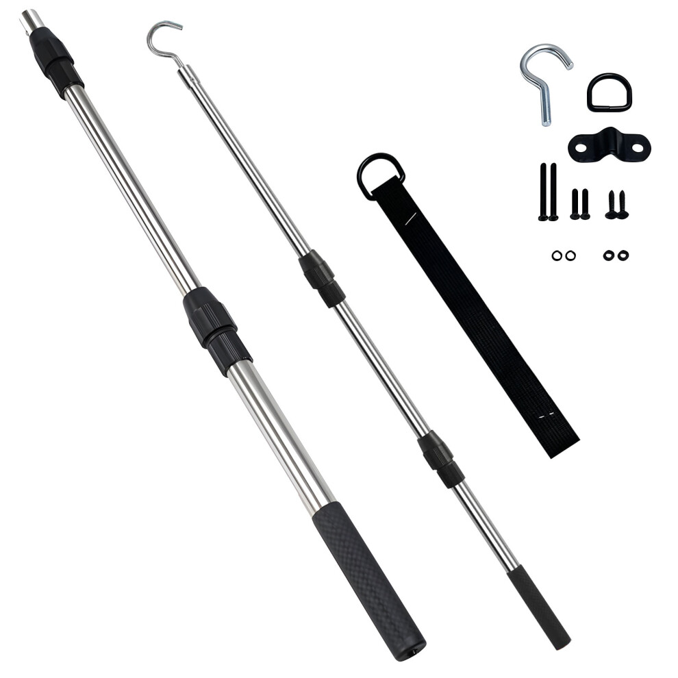 Attic Ladder Door Pulley System Set With Retractable Steel-1.2M 7696000957227