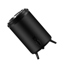 Récipient à boissons chaudes de grande capacité de 8 litres-Noir