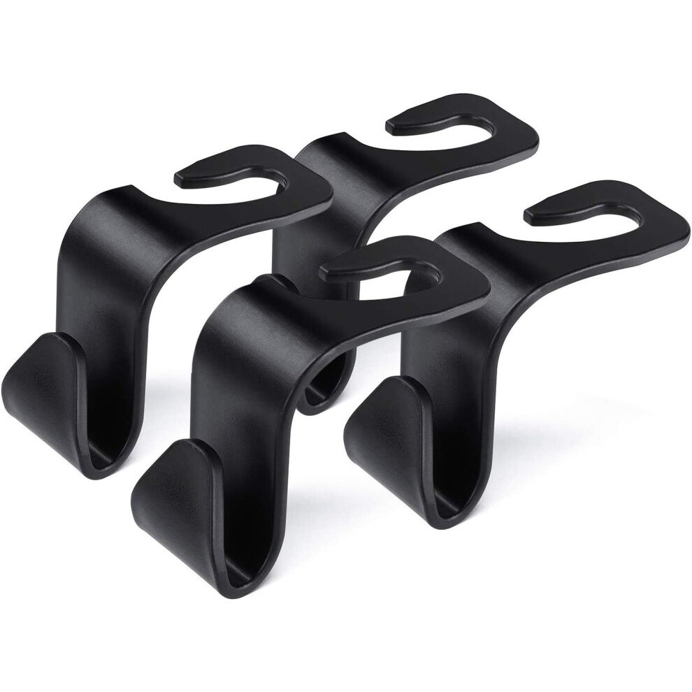 Sleek Design Car Seat Headrest Hooks, Universal Organizer, Enhanced Durability With High-Quality Pp Material, Optimized Car Organization Solution, Eas 9454554162218