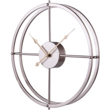 Künstlerische Zeitanzeige, moderne dekorative Uhr für einfaches Ablesen der Uhrzeit, Wanduhren aus Metall im Vintage-Landhausstil mit