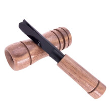 Duck Whistle, Wooden Goose Ducklocker, Outdoor Hunting Camping Duck Call Decoy Rookcaller Hunter Whistle for Wild Goose Mallard Pheasant