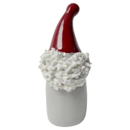Hand Painted Ceramic Mini Pepper Shaker Unique-Santa Claus