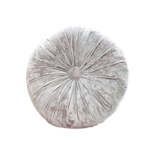 Cojín redondo moderno de terciopelo con diseño de flor de hielo, relleno grueso de algodón PP, almohada suave y cómoda, segura para bebés,