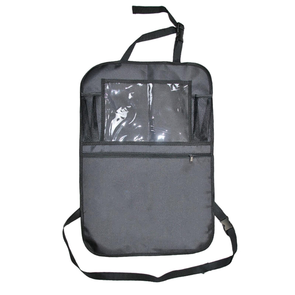 Car Backseat Organizer With Tablet Holder, Multistorage Pockets And Antikick Pad For Suv Truck Van 9067246311759