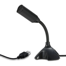 Micreafón USB Deisce Inchoigeartaithe, Úsáid Ilchuspóireach le haghaidh Taifeadadh agus Cumarsáid Fuaime Glan Íogaireachta Ard Íogaireachta