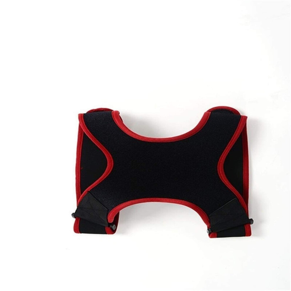 Red Posture Brace Back Support Belt Unisex Adjustable Posture Corrector For Clavicle Spine Back Shoulder Lumbar Pain