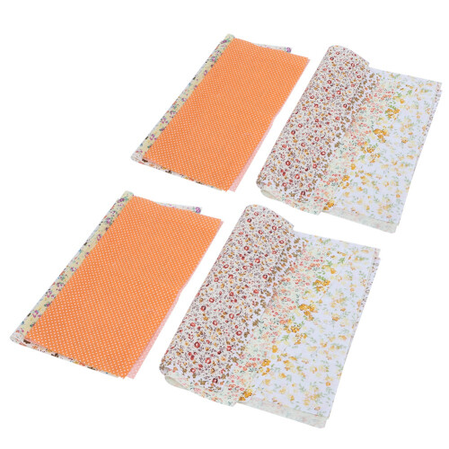 Tecidos para patchwork, patchwork e artesanato, feitos à mão com diferentes estampas, macios e duráveis, sortidos para recortar formas, fazer
