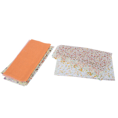 Tecidos para patchwork, patchwork e artesanato, feitos à mão com diferentes estampas, macios e duráveis, sortidos para recortar formas, fazer 1