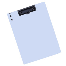 File Organiser with Writing Board and Metal Clip For-Sky Blue