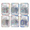 18Pcs Embossed Stained Glass Window PVC Sticker for Journal 1