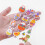 Puffier Sticker Sheets Adorable Small 3D Sticker for Kids and 4