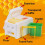 Mini Mating Queen Rearing Nuc Box Foam Material Beekeeping Copulation Accessory Beekeeping Equipment B1 Set 4