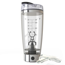 Shaker Bottle 600 Ml Protein Shaker Electric Mixer USB Charging 360 Degree LeakProof For Protein Powder Milkshake