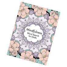 Recycled Paper Word Search Game Book Great for Mindfulness-df