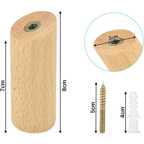 Houten etherische olie diffusers, natuurlijke aromatherapieset voor elke ruimte. 2