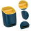 Chopstick Rack Dark Blue Kitchen Flatware Storage With Drainage For Utensil Organization And SpaceSaving Tableware 2