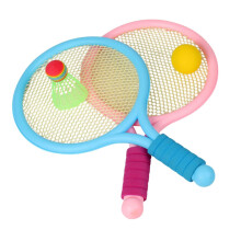 1 set of badminton for educational outdoor with balls promotes handeye coordination and sporting activities family and leisure games colorful colors