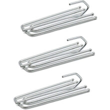 Elegante Gardinenhaken aus Edelstahl, ideal für Plissees, Metallhaken mit glatten Kanten für schnelles und einfaches Anbringen.