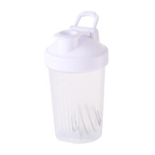 Shaker Bottle Milkshake Cup For Milkshakes, White, Indoor Outdoor Use, Shaker Cups