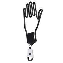 Golf glove holder, portable plastic glove holder with keychain