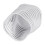 Desk Pen Cup Square Shape Metal Spring Pen Stand For-White 1